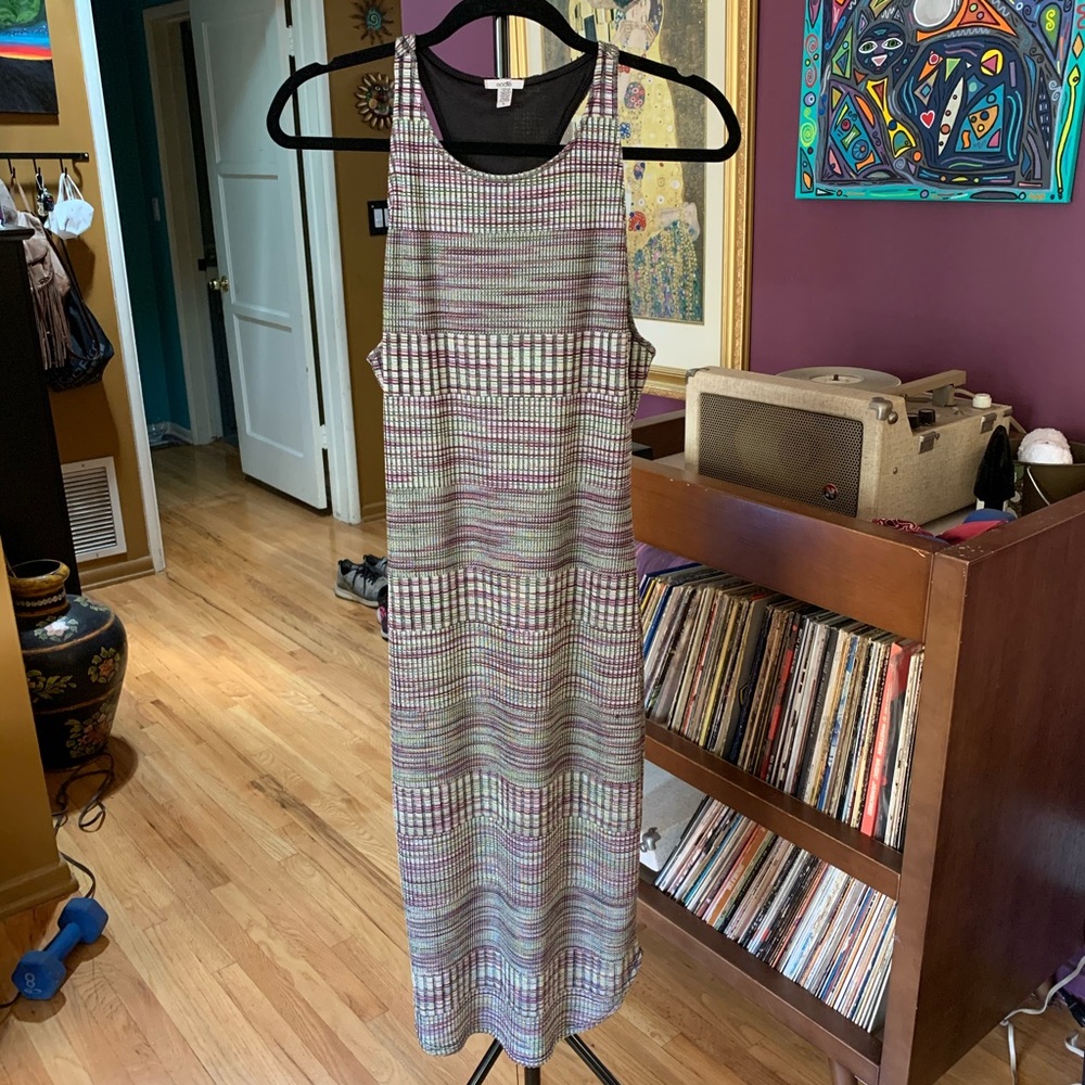 Racer back tight fitting sexy tank dress